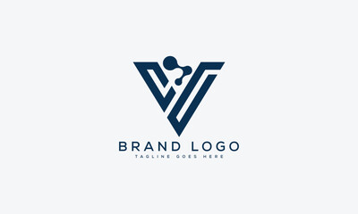 letter V logo design vector template design for brand.