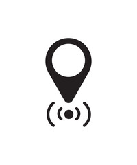 live location icon, vector best flat icon.