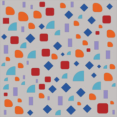 seamless pattern with shapes