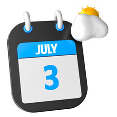 icon calendar 3D day 