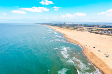 秋の内灘海岸（石川県内灘町）