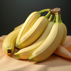 Em um close-up, observamos bananas descascadas dispostas ao lado de outras ainda intactas, sobre uma mesa.