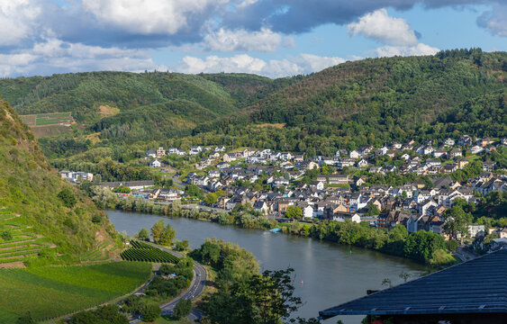 Cochem old town and Mosel river