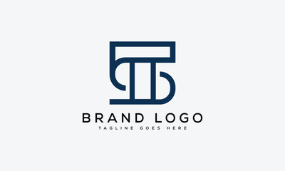 letter TS logo design vector template design for brand.