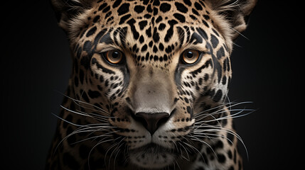 portrait of the wild jaguar