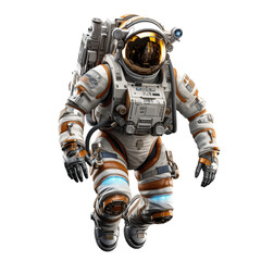 astronaut on the white background
