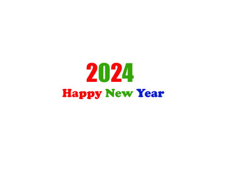 Premium vector design for poster, banner, greeting and new year 2024 celebration.Happy new year 2024 number design. Vector design for new year celebration and greeting.