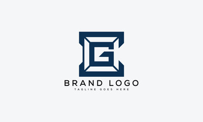 letter CG logo design vector template design for brand.