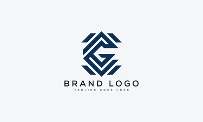 letter CG logo design vector template design for brand.