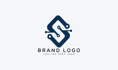 letter S logo design vector template design for brand.