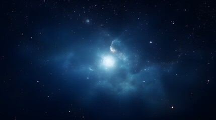 Fototapeta premium Galactic Core: Dazzling Stars and Nebulae in Deep Space