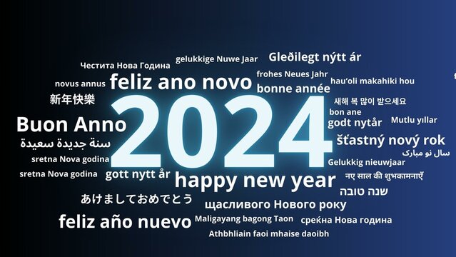 Happy New Year  banner, generative AI