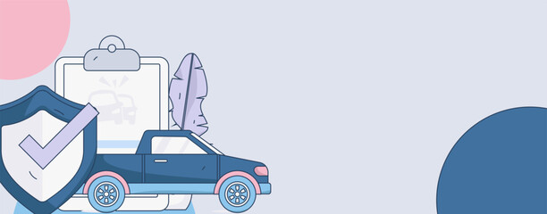 Buy insurance for car flat character vector concept operation illustration  © Lyn Lee