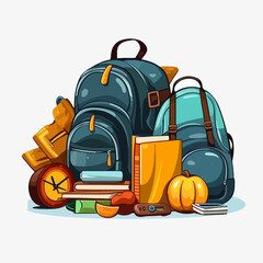 Backpacks, lunchboxes, water bottles, and other essential items for returning to school