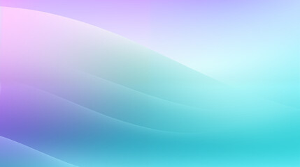 Light teal and light purple abstract smooth gradient background, wallpaper, web banner, generative AI