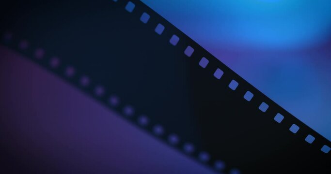 35mm film negative silhouette macro close up 