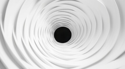Fototapeta na wymiar abstraction black hole on a white background.