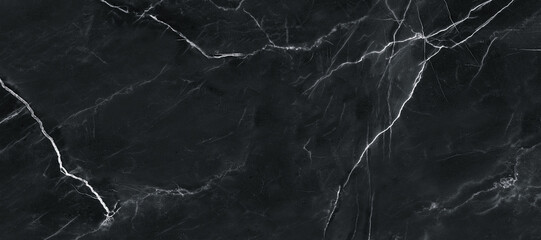 black marble background. black Portoro marble wallpaper and counter tops. black marble floor and...