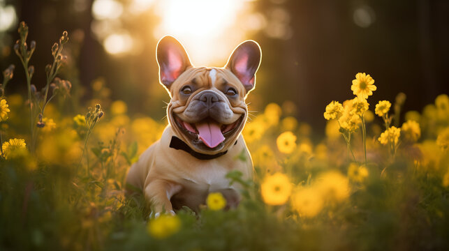 French bulldog. Bulldog franc&eacute;s.