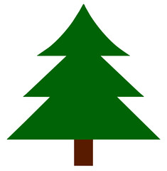 green christmas tree