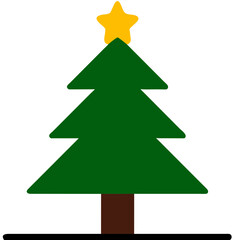 Obraz premium green christmas tree
