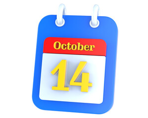 icon calendar 3D Rendering