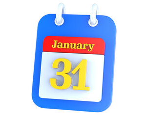 icon calendar 3D Rendering