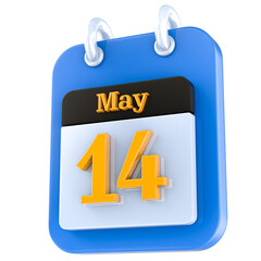 icon calendar 3D Rendering