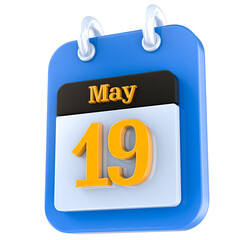 icon calendar 3D Rendering