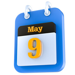 icon calendar 3D Rendering