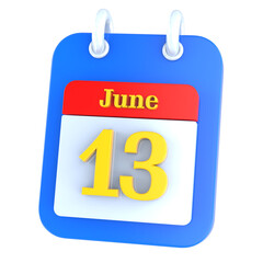 icon calendar 3D Rendering