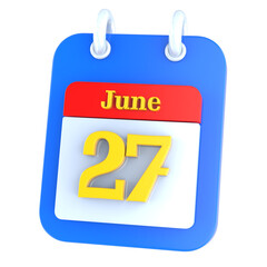 icon calendar 3D Rendering