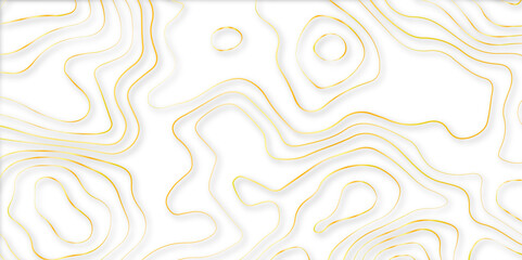 Golden topographic map backdrop conditional geography scheme and the terrain path contour line