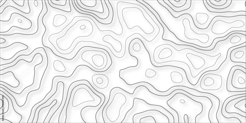 Poster contour map background abstract topographic map background imitation of a geographical stylized topo