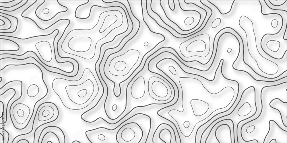 Poster contour map background abstract topographic map background imitation of a geographical stylized topo