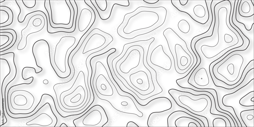 Poster contour map background abstract topographic map background imitation of a geographical stylized topo
