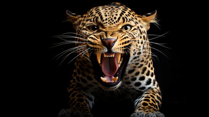 Ferocious looking Leopard