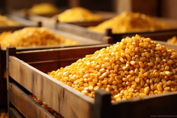 corn on a market