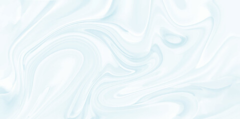 Abstract fluid art background light bluec colors. Liquid marble. Acrylic painting on canvas with blue shiny gradient. Alcohol ink backdrop with pearl wavy pattern.