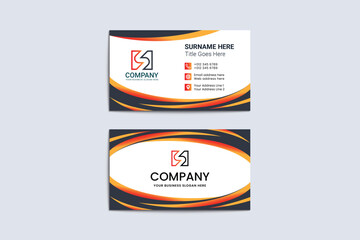 Creative Modern professional business card template