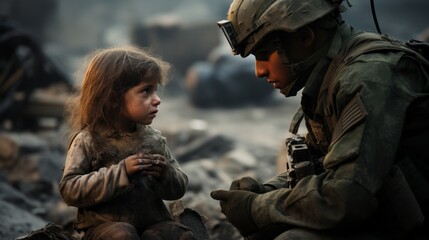 Children in war conflict