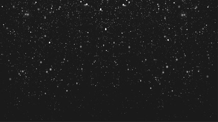 Realistic Snow Falling Full Screen