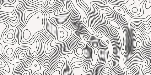 Topographic Map in Contour vine map with curvy wave isolines vector Topographic Map in Contour in Contour Line Light topographic and Ocean topographic line map with curvy