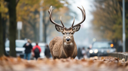 Fototapeta premium deer in the woods