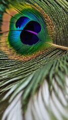 Obraz premium peacock feather background