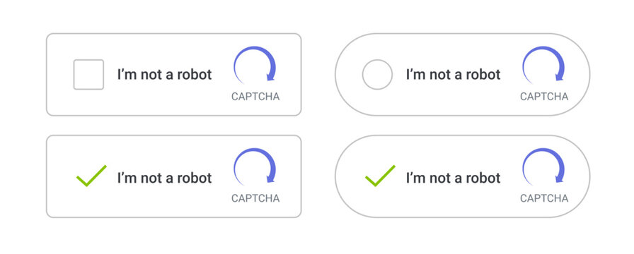 Not robot captcha vector test image obstacle computer. Captcha code internet public password not robot worry