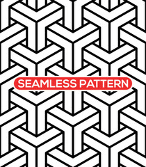 Easy to Use, Seamless Geometric Pattern for Fabric Design, Poster or Background Design.