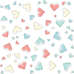 Pastel Heart Pattern