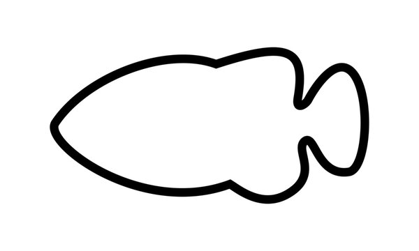 recommend clip art: Simple Fish Line Art Logo