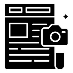 Media Relations Icon Element For Design